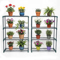 Panana 4 Tier Garden Greenhouse Steel Staging Shelving Plant Stand Garden Shelving Unit Garage Storage Racking, 2 Pack Plant Racks