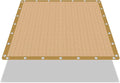 90% Shade Cloth Sun Shade Fabric Privacy Screen Shade Cover for Patio Garden Pergola Shade Cover Canopy with Gromments