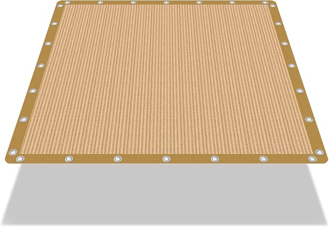 90% Shade Cloth Sun Shade Fabric Privacy Screen Shade Cover for Patio Garden Pergola Shade Cover Canopy with Gromments