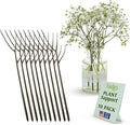 Plant Support Stakes for Indoor & Outdoor Use, Durable Trellis Alternative for Climbing & Potted Plants, Houseplant Stem Holder Structures - Moonstone, 10 Pack, 22" L, Original