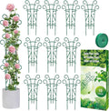 10 Pack Indoor Plant Trellis for Potted Plants, Stackable Garden Trellis for Climbing Plants Outdoor, Small Trellis for Houseplants Rose Hoya Pothos Plant Climber Support