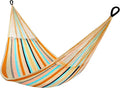 Handwoven Hammock by Yellow Leaf Hammocks - Double Size, Fits 1-2 PPL, 400lb max - Weathersafe, Super Strong, Easy to Hang, Ultra Soft, Artisan Made - Color: Desert Multicolor