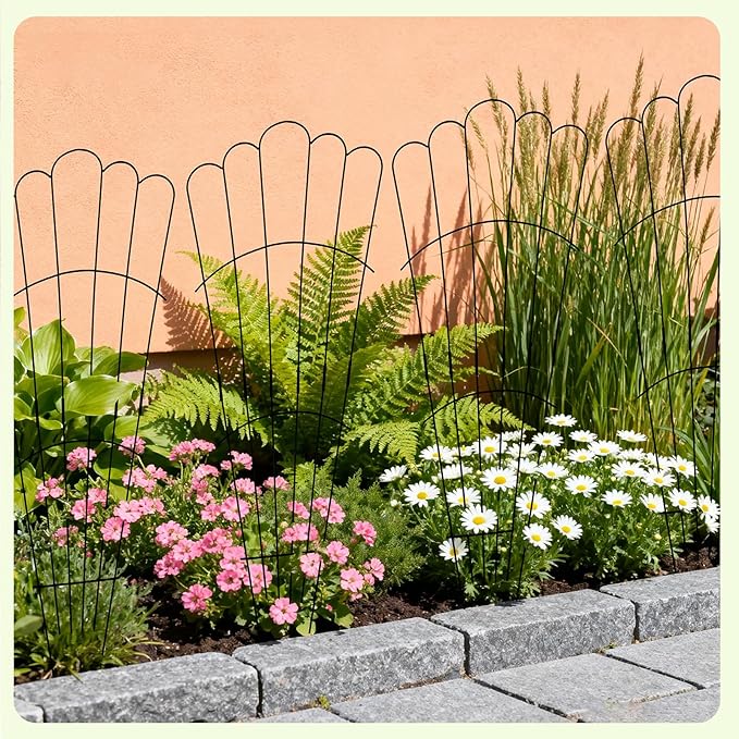 LEIFIDE 2 Pcs 33in Plant Trellis for Climbing Plants Indoor, Expandable Large Metal Trellis for Potted, Heavy-Duty Tall Rustproof Houseplant Support for Flowers Vine Ivy Pothos Hoya Monstera