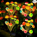 Kohlrabi Solar Garden Lights, 4 Pack Solar Mushroom Lights Outdoor, Upgraded 48LED Mushroom Light Yard Decor Outside Waterproof, Garden Decor for Lawn Front Porch Patio Backyard