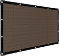 Mocha Sun Shade Cloth,Pergola Shade Cover with Reinforced Grommets,90% Shade Fabric Fence Privacy Screen Balcony,Pergola Shade Cover Canopy Garden Carport Porch Deck Patio Shade Cover,6x8FT