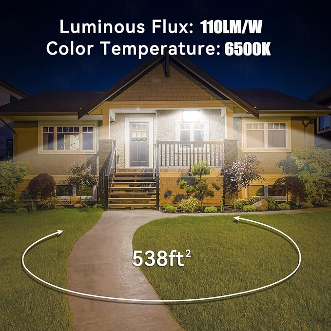 4Pack LED Flood Light Outdoor,150W LED Work Light 15000lmwith 6FT US Plug,IP66 Waterproof Exterior Security Lights,6000K Daylight White Outside Floodlights Slim Design for Playground Yard