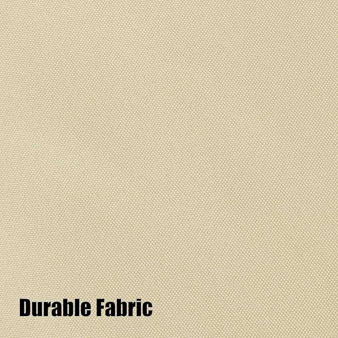 BONZER Waterproof Indoor/Outdoor Curtains for Patio Thick Privacy Extra Wide Grommet Curtains for Bedroom, Living Room, Porch, Pergola, Cabana, 1 Panel, 150W x 108L inch, Cream