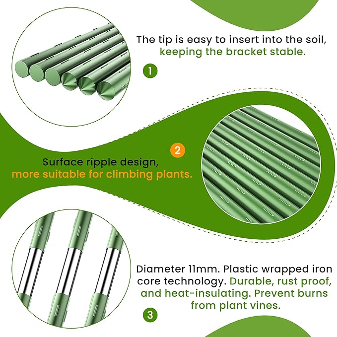 Cucumber Trellis, 47" X 50" Arch Garden Trellis for Climbing Plants Outdoor, Foldable Trellis Cucumber for Raised Bed Vegetable/Tomato/Flowers/Pea