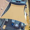 SUNLAX Custom Size 8' x 19' Sand Sun Shade Sail Canopy Commercial Rectangle Sail Shade Fabric for Patio Garden Backyard Pool (Customized)