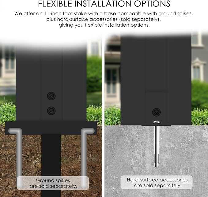 Kozyard 50" W x 48" H Outdoor Privacy Screens Aluminum Post, Air Conditioner Fence Panels, Pool Equipment Enclosure, Trash Can Screens Fence Kit for Outside Backyard Patio(Black/2Panels)