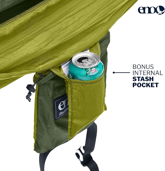 ENO, Eagles Nest Outfitters DoubleNest Lightweight Camping Hammock, 1 to 2 Person, Special Edition Colors, ATC