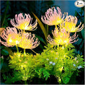 Solar Garden Lights, Solar Flowers Lights with Glowing Flowers & Stems, Upgraded Solar Panel, Outdoor Lights for Garden Decoration,Yard Decor and Gift for Mother (2 Pack)