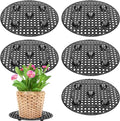moonoom 6 Pcs Big Potted Plant Stands - 12 Inch Patio & Deck Floor Protector,Plant Level Pot Elevator for Indoor Outdoor Garden Flower