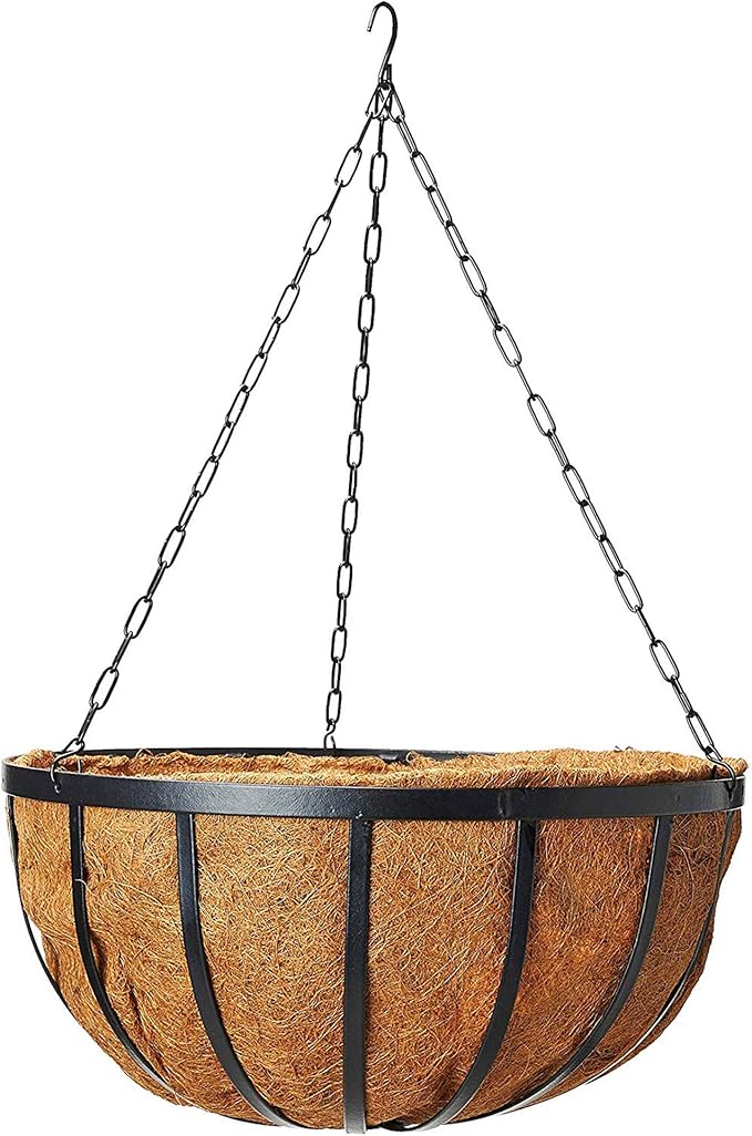 Arcadia Garden Products 1592 Solstice Series Coconut Hanging Basket 16-Inch