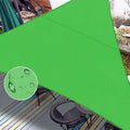 LOVE STORY Right Triangle 5'x6'x7.8' Waterproof Sun Shade Sail Canopy UV Block for Outdoor Patio Backyard Carport,Fruit Green(We Make Custom Size)