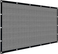 Sun Shade Cloth with Grommets,90% UV Protection Shade Fabric,Pergola Shade Cover Canopy Fence Privacy Screen Balcony,Sunshades for Patio Pergola Garden Backyard Porch Outdoor,Grey-8x12FT
