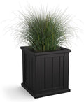 Mayne Cape Cod 16-Inch Square Planter – Self-Watering, Weather-Resistant Planter for Flowers – Durable Outdoor Design for Patio, Porch, or Entryway