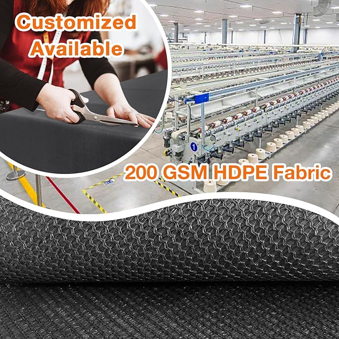 Artpuch Outdoor Pergola Shade Cover 9x18 FT Sun Shade Cloth with Grommets Dark Grey 90% UV Protection Canopy Patio Privacy Screen (Customized Available)