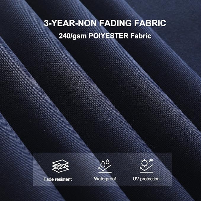ABCCANOPY Patio Umbrella Cantilever Double Top Outdoor Offset Umbrella with 360° Rotation