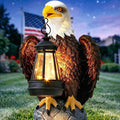 American Bald Eagle Garden Statue with Solar Light,Outdoor Decor Sculpture,Perfect for Patio,Yard,Porch,Balcony,Distinctive Bald Eagle Home Decor,250 Anniversary USA Gift for Men Father