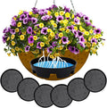 UPINS Invisible Self Watering Planter,6 Set Self Watering Planter Insert Hanging Basket Drip Pan Plant Saucers Trays Auto Planter Watering Devices Plastic for Outdoor Indoor Pots Liners