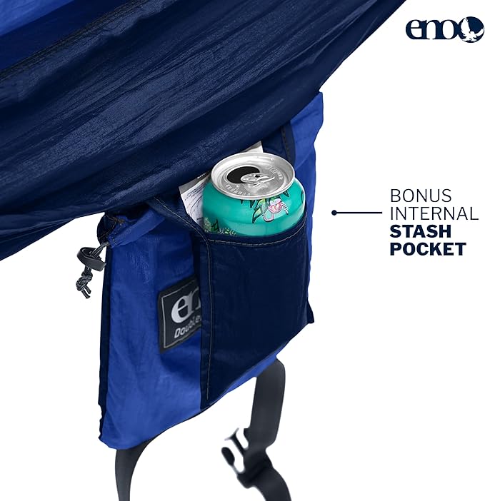 ENO, Eagles Nest Outfitters DoubleNest Lightweight Camping Hammock, 1 to 2 Person, Special Edition Colors, ATC