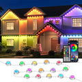 300FT Permanent Outdoor Lights, RGB LED Eaves Lights with IP67 Waterproof, Smart App Remote Control, Music Sync, for Christmas, Party, All Holiday Decorations