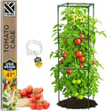 Tomato Cage Square - Large Trellis Stakes and Plant Support Structures for Vegetables and Climbing Plants - Tall Tomato Cages for Garden, Pots, Raised Garden Bed Outdoor Supplies (1 Pack - Up to 41")