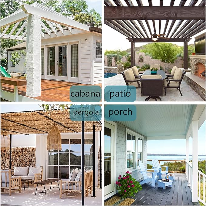 BONZER Waterproof Outdoor Curtains for Patio Porch Pergola Cabana Light Filtering Privacy Grommet Indoor Curtain Panels for Bedroom Living Room, 1 Panel, 54W x 95L inch, Charcoal