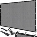 Artpuch 90% Sun Shade Cloth, 5 x 10 FT Pergola Shade Cover Canopy with Grommets, Sun Screen Fabric Tarp for Patio, Outdoor, Garden, Backyard, Light Grey