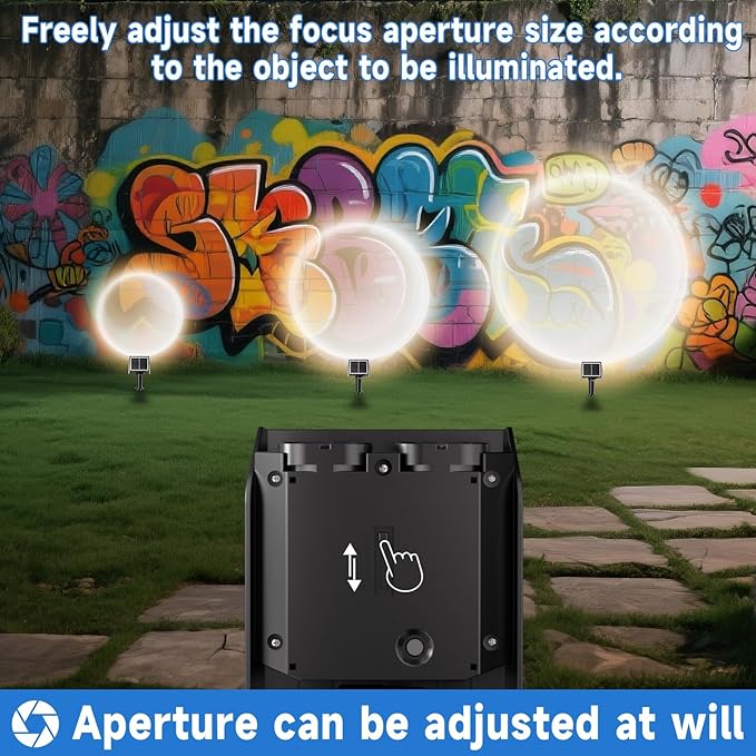Solar Spot Lights Outdoor Adjustable Beam & PC Light Guide Column, 6 Pack Solar Lights Outdoor Waterproof IP65, 2 Modes & Auto On/Off Landscape Spotlights for Garden, Yard, Pathway, Tree (Warm Yellow)