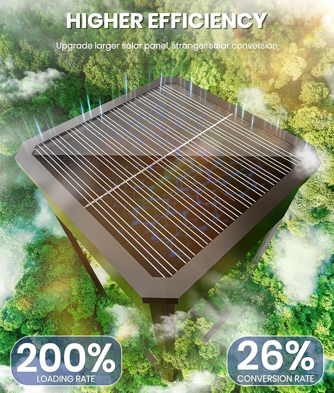 Bright Solar Pathway Lights Outdoor, 6 Pack IP65 Waterproof Solar Garden Lights for Outside Lighting, Yard Path Lawn Walkway Driveway Landscape (Warm White)