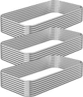 3 Pack Raised Beds for Gardening, Corrugated Galvanized Steel Raised Garden Bed, Outdoor Metal Above Ground Garden Bed for Vegetables and Flowers-4x2FT