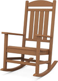 POLYWOOD Presidential Rocking Chair in Teak