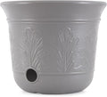 Suncast 300 Foot Heavy Duty 5 Gallon Decorative Plastic Hose Pot for Expandable and Lightweight Hoses, Ideal for Garden, Patio and Backyard Use