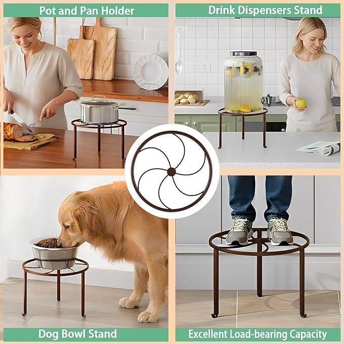 5 PackHeavy Duty Rack for Planter,Anti-Rust Flower Pot Stand Holder for Multiple Plants,Potted Plant Shelf for Living Room, Balcony, Garden, Patio