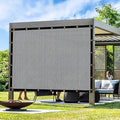 Artpuch Outdoor Pergola Shade Cover 4x4 FT Sun Shade Cloth with Grommets Light Grey 90% UV Protection Canopy Patio Privacy Screen (Customized Available)