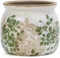 Flower Pot,Vintage Ceramic Pot for Planter with Drainage Holes, 6.29 inch Ice Crack Glazed Small Planters Pot for Indoor,Tucan Home Decor,Gardening Gifts (Classic)