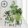5 Pack Plant Stand for Flower Pot Heavy Duty Potted Holder Home,Round Plant Holder for Flower Pot, Metal Rustproof Iron Garden Container Supports Rack for Planter
