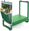 FLINTER 10.2" Wider Garden Kneeler and Seat, Heavy Duty Thick Gardening Bench for Kneeling and Seat - Garden Kneelers for Seniors, Gardening Stools for Women, Grandparents, Gardeners, Green