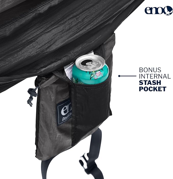 ENO, Eagles Nest Outfitters DoubleNest Lightweight Camping Hammock, 1 to 2 Person, Special Edition Colors, ATC