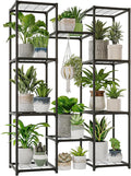 Bamworld Plant Stand Outdoor Metal Plant Shelf for Multiple Plants Large Plant Holder Waterproof for Garden Living Room Patio Morden Home Decor Gardening Gifts