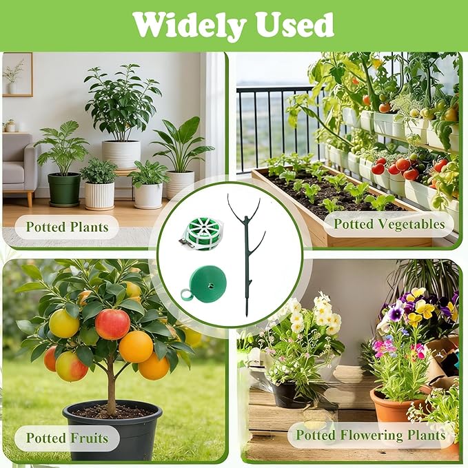 Stackable Monstera Moss Pole - 10 PCS Coir Plant Support Stakes for Indoor Plants, Bendable Totem Pole for Climbing Vines, Money Plant | Durable Indoor Plant Stakes (10 Pack)