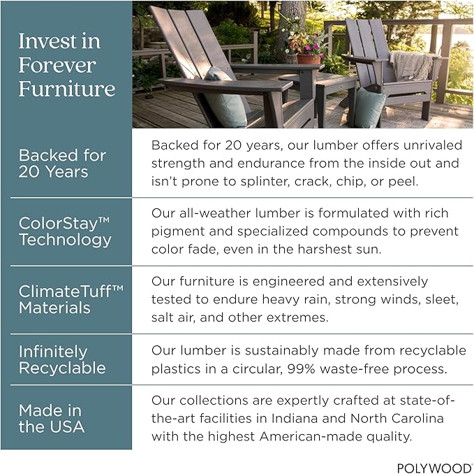 POLYWOOD Presidential Rocking Chair in Teak