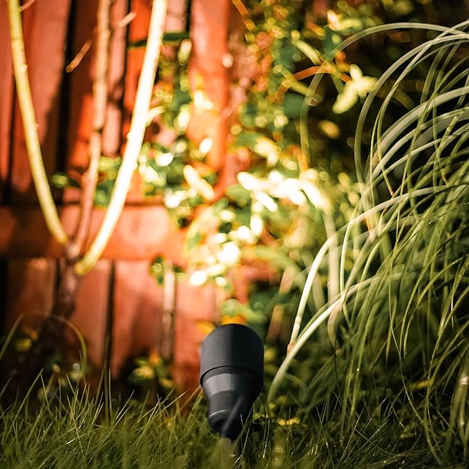 Malibu 20W Landscape Lighting Outdoor Landscape Spotlights Low Voltage 12V AC Warm White Lighting 145Lumen Waterproof for Driveway Yard Lawn Patio Walls Trees 2Pack 8301-9604