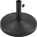 Yaheetech 31lbs Umbrella Base, Heavy Duty Patio Umbrella Base Stand, Round Resin Umbrella Base Stand, Outdoor Market Umbrella Base for Garden, Backyard, Beach