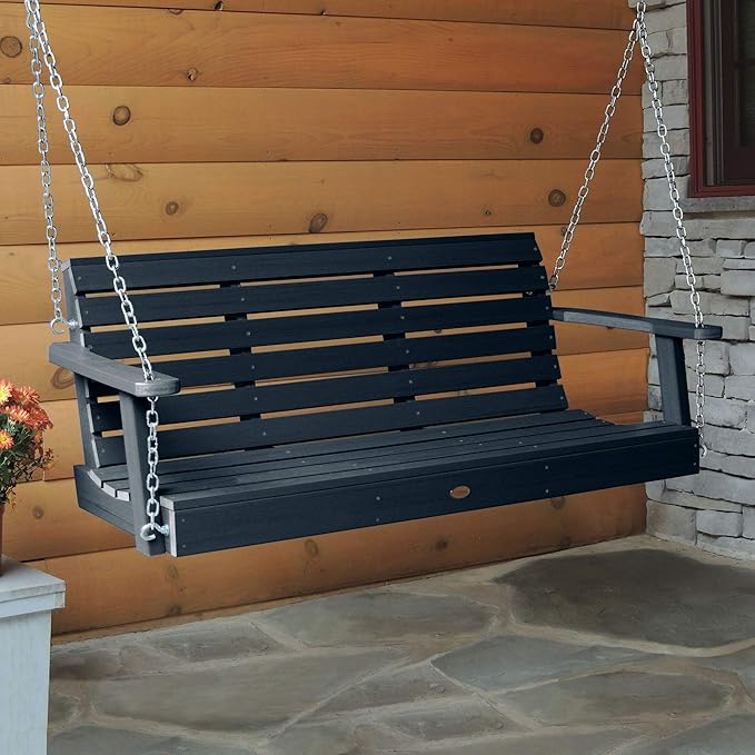 Highwood Weatherly Porch Swing 5 Feet, Federal Blue