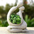 Unique Planters for Indoor Outdoor Plants Head Face Planter Pot Large Succulent Planters Flower Vase with Drainage Hole Around You