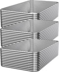 3 PCS Tall 4x2ft Galvanized Raised Garden Bed Outdoor, Metal Garden Bed for Vegetables, Above Ground Garden Box for Flower, Steel Raised Beds for Gardening
