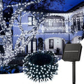 Brightown Solar Outdoor String Lights - 50 FT 120 LED Solar String Lights for Outside with 8 Lighting Modes, IP65 Waterproof Solar Outdoor Lights, Suitable for Tree Party Decor, Cool White